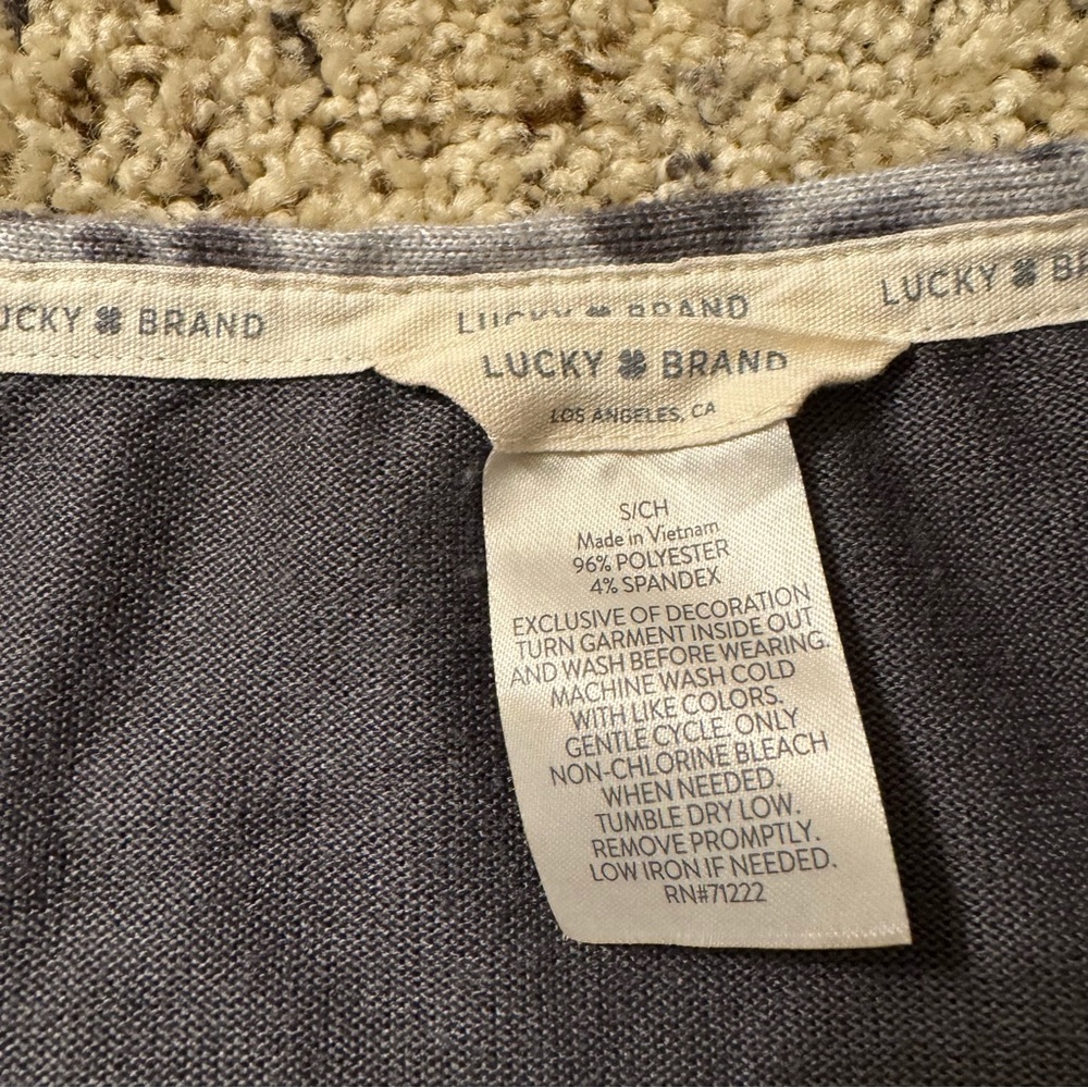 Lucky Brand 3 Piece Sleepwear Set Leopard Print Size Small - Picture 12 of 16